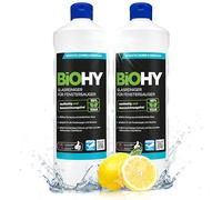 BiOHY Nettoyeur de vitres pour aspirateurs de vitres (2 x 1l Bouteille) | brillant éclatant sur toutes les surfaces | pour un nettoyage sans traces (Fenstersauger)