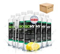 BiOHY Produit de nettoyage pour robot aspirateur (9 x 1l Bouteille) + Distributeur | Spécialement conçu pour les stations de nettoyage | Prolonge la durée de vie de la station d'aspiration