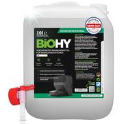 BiOHY Produit de nettoyage pour robot aspirateur (Bidon de 10l) + Robinet | Spécialement conçu pour les stations de nettoyage | Prolonge la durée de vie de la station d'aspiration (Wischroboter