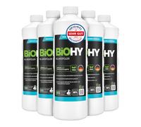 BiOHY Produit de rinçage (6 x 1l Bouteille) | Convient à Tous Les Lave-Vaisselle, pour Une Brillance imbattable des Verres et de la Vaisselle sans Taches d'eau (Klarspüler)