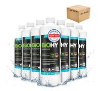 BiOHY Produit de rinçage (9 x 1l Bouteille) | Convient à Tous Les Lave-Vaisselle, pour Une Brillance imbattable des Verres et de la Vaisselle sans Taches d'eau (Klarspüler)