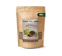 Biojoy BIO Sultanines non sulfurées, raisins secs, 500 g | Entières, sans sucre ajouté, origine Turquie