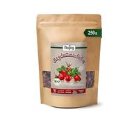 Biojoy Flocons de cynorrhodon BIO (250 g), séchées et entières, pour Tisane et Infusion (Rosa canina)