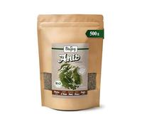 Biojoy Graines d’anis BIO entières, infusion d’anis en vrac, 500 g | D’Égypte, idéales en infusion ou comme épice, pour pâtisserie ou semis, Pimpinella anisum L.