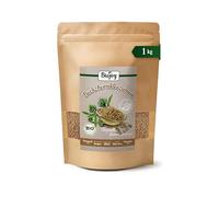 Biojoy Graines de fenugrec BIO entières, indiennes, tisane, 1 kg | D'Inde, germinatif, idéal en tisane, comme épice, pour semis, pâtisserie ou germination, Trigonella foenum-graecum L.