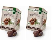 Biojoy Medjool dattes d'Israël BIO (1 kg), séchés et entières, Grand (Lot de 2)