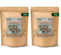 Biojoy Noix de cajou crues BIO (1 kg), entières et non salées (Lot de 2)