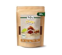 Biojoy Poudre de champignon Chaga BIO (100 g), champignons Chaga séchés et finement moulus (Inonotus obliquus L.)