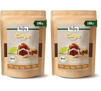 Biojoy Poudre de champignon Chaga BIO (100 g), champignons Chaga séchés et finement moulus, pour le thé (Inonotus obliquus L.) (Lot de 2)