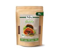 Biojoy Poudre de Champignon Reishi BIO (50 g), Champignons Reishi séchés et finement moulus (Ganoderma lucidum L.)