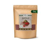 Biojoy Sumac BIO turc, finement moulu, avec 5% de sel gemme, 1 kg | Assaisonnement au sumac non traité, Rhus coriaria L.