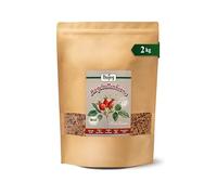 Biojoy Tisane de Cynorrhodon BIO (2 kg), séchées et entières Graines (Rosa Canina)