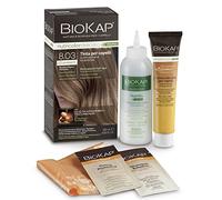 BIOKAP Nutricolor Doux Rapid, Teinte cheveux sans ammoniaque qui rend les cheveux doux, Coloration cheveux avec 10 minutes de pose, 135 ml (8.03 Blond Clair Naturel)