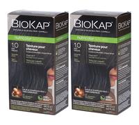 Biokap Nutricolordelicato Teinture Pour Cheveux 1.0 Noir Naturel Mélange 2x140 ml