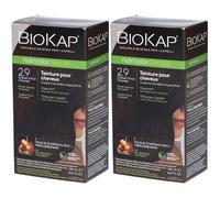 Biokap Nutricolordelicato Teinture Pour Cheveux 2.9 Châtain Foncé Chocolat 2x140 ml
