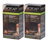 Biokap Nutricolordelicato Teinture Pour Cheveux 4.05 Châtain Chocolat Mélange 2x140 ml