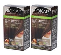 Biokap Nutricolordelicato Teinture Pour Cheveux 6.06 Blond Foncé 2x140 ml