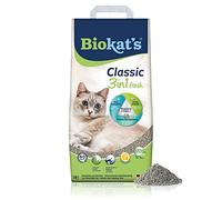 Biokat’s Classic Fresh 3in1 parfum printemps - Litière pour chats agglomérante avec grains de 3 tailles différentes - 1 sac (1 à 18 l)