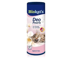 Biokat’s Deo Pearls Baby Powder - Complément de litière parfumé pour la fraîcheur et les agglomérats compacts dans les toilettes du chat - 1 boîte (1 à 700 g)