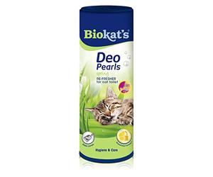 Biokat’s Deo Pearls printemps - Complément de litière parfumé pour la fraîcheur et les agglomérats compacts dans les toilettes du chat - 1 boîtes (1 à 700 g)