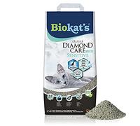 Biokat’s Diamond Care Sensitive Classic - Litière fine pour chats sans additif chimique spécialement conçue pour les chats sensibles - 1 sac (1 à 6 l)