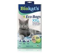 Biokat’s Eco Bags XXL - Sachet à mettre dans les toilettes du chat pour un changement hygiénique de litière - 1 paquets (1 à 12 sachets)
