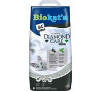 Biokat's Litière Diamond Care Classic 8 L – agglomérante bentonite, charbon actif & Aloe vera