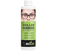 BIOLAB Nettoyant bio pour lunettes - Recharge de 250 ml pour spray de nettoyage pour lunettes, anti-buée, sans silicone, sans alcool, anti-buée