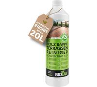 BIOLAB Nettoyant concentré pour bois et WPC pour terrasses 1:20 (1 litre), nettoyant pour terrasse, bois, nettoyant WPC pour le sol de la terrasse ou du balcon