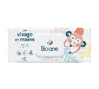 Biolane Bain et Toilette Lingette Visage et Mains 64 unités