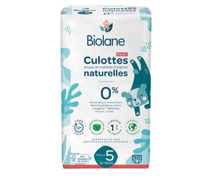 Biolane - Couches Culottes Naturelles Taille 5 12H Zéro fuite 40 unités pc(s)