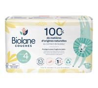 Biolane - Couches Naturelles Taille 4 Ultra-Absorbant Pas de Fuite 44 unités Bandage(S) pc(s)