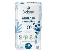 Biolane Couches À Base De Matières D’Origines Naturelles Taille 5 11-25kg Toutes Peaux 40 Pièces