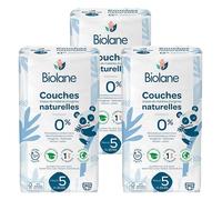 Biolane - Couches Naturelles Taille 5 - 12H -zéro fuite - 40 unités Lot de 3