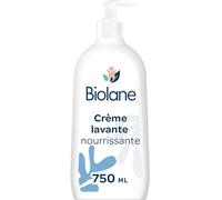 BIOLANE Crème Lavante Nourrissante Bébé Corps et Cheveux 750 ml