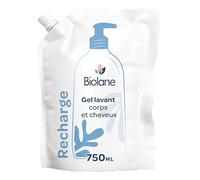 BIOLANE - ECO Recharge Gel Lavant Bébé 2 en 1 - Nettoie et nourrit - 350ml