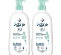 Biolane Expert - Gel Corps & Cheveux Bio Peaux Sensibles 500ml 2x500 ml