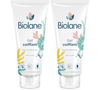 BIOLANE - Gel Cheveux Coiffant - Bébé - Nouveau Packaging - Effet Mouillé - Fixe les Cheveux Fins - Coiffure - Ingrédients Naturels - 100ml - Fabriqué en France (Lot de 2)