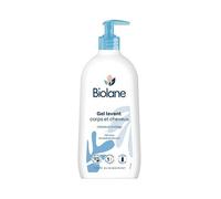 Biolane - Gel Corps & Cheveux - Peaux Sensibles - Cheveux Fins - Bébé - 750ml