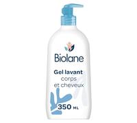 Biolane Gel lavant corps et cheveux 2 en 1 Bébé Peaux sensibles 350 ml / 750 ml