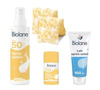 BIOLANE - Kit Ma Première Baignade Bébé - Protection Solaire SPF50