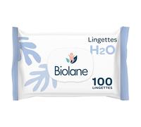 BIOLANE - Lingettes bébé à l'eau - 100 lingettes - Format pour durer