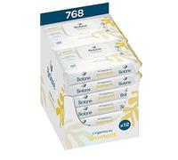 BIOLANE - Lingettes bébé au liniment oléo calcaire - 768 Lingettes bebe pour le change - Lot de 12 paquets de 64 lingettes - Dès la naissance