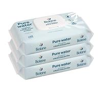 BIOLANE - Lingettes bébé nettoyantes Pure Water - Lot de 3x48 (144 Lingettes) - 99% d'eau Purifiée - Nettoie et protège - Corps et siège - Peaux Sensibles - Dès la naissance - Seulement 4 ingrédients