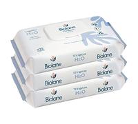 BIOLANE - Lingettes nettoyantes H2O à l'eau - Bébé - Lot de 3x72 (216 Lingettes) - Peaux sensibles - Nettoie et protège - Corps et siège - Sans rinçage - Dès la naissance - Fabriqué en France