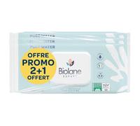 Biolane Expert - Lingettes Pure Water Non parfumées Lot de 3 x 60 unités Lingette(S) 48 pc(s)
