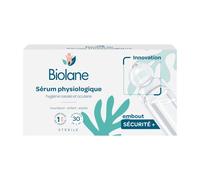Biolane Sérum physiologique bébé – Dès la naissance – Nettoie nez et yeux – 30 unidoses