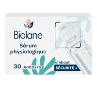 BIOLANE - Sérum Physiologique Sécurisé pour Bébé, Nettoyage Doux Nez & Yeux (30 Unidoses 5mL) - Le Lot De 3
