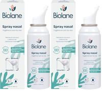 BIOLANE - Spray Nasal Eau de Mer thermale - Bébé - Hygiène et Soin du nez - 100% Naturelle - Dès 6 mois - Fabriqué en France (Lot de 2)