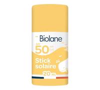 BIOLANE - Stick Solaire Bébé - Protection SPF50 - Visage & Corps - 20ml